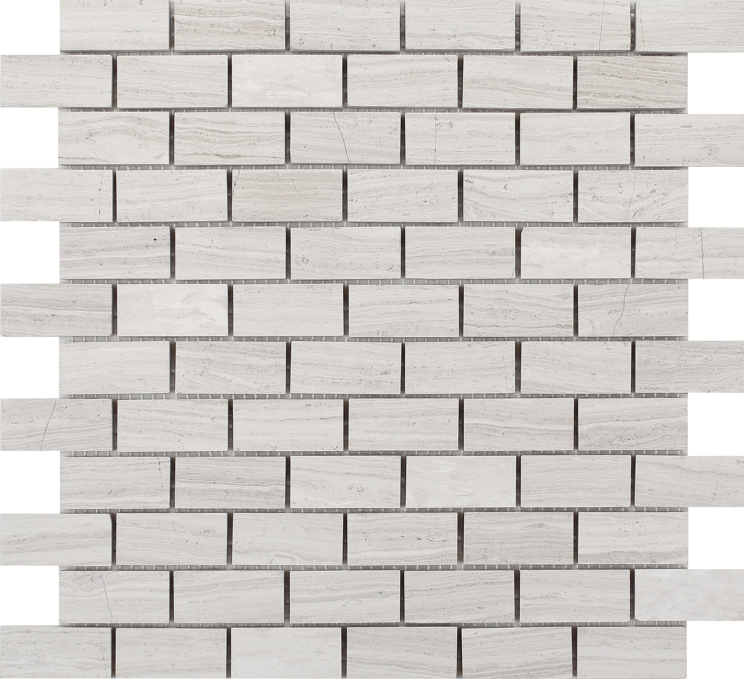 Mosaico Marmol 30x30 cm Gris Misiones