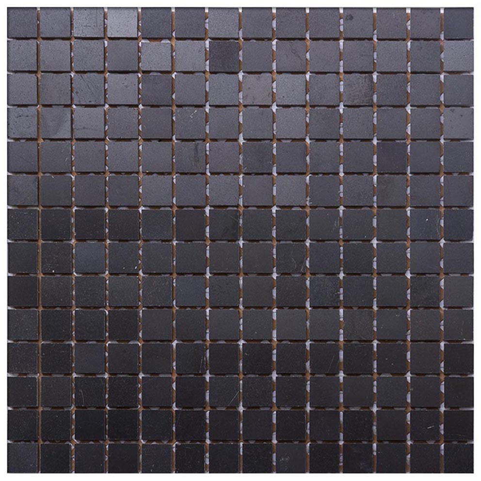 Mosaico Marmol 30x30 cm Negro Pulido