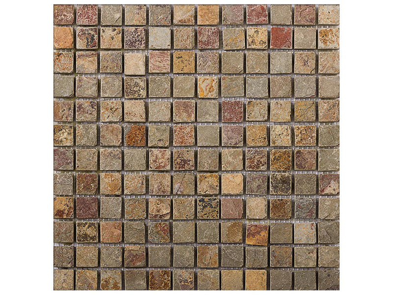 Mosaico Piedra Pisarra 30x30 cm Treviso Multicolor